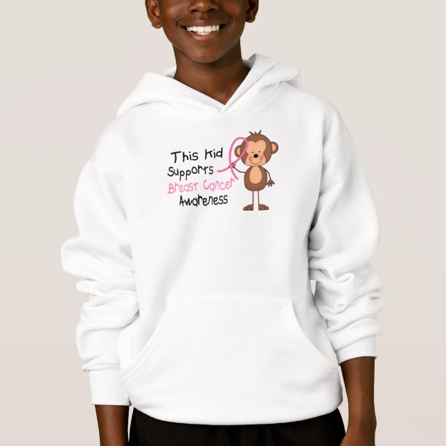 Cet enfant soutient la conscience de cancer du (Devant)