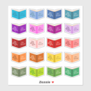 Cet ensemble de 20 étiquettes personnalisées pour 