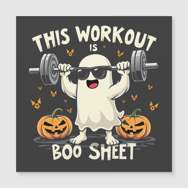 Cet Exercice Est Boo Sheet Éffrayant Halloween Fit (Devant)