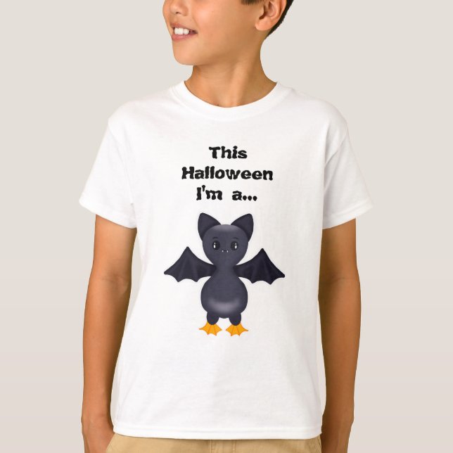 Cet Halloween Je suis un T-shirt BAT Funny Kids (Devant)