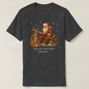 C'Était La Nuit Avant Le T-shirt De Noël