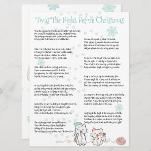 ‘C'était la nuit avant Noël, Chats Amusants