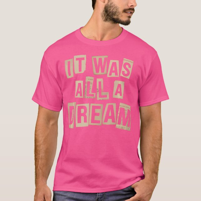 C'Était Un Tshirt De Rêve Hommes Femmes Rap 1990S  (Devant)