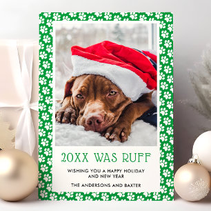 Cette année, la carte de Noël de photo de compagni