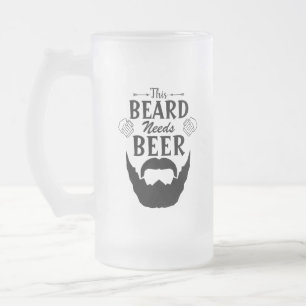 Cette barbe a besoin d'une tasse de bière