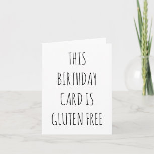 CETTE CARTE D'ANNIVERSAIRE EST SANS GLUTEN