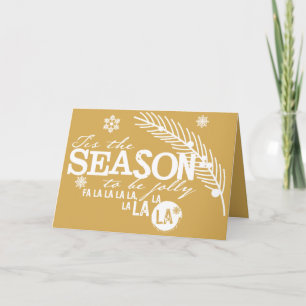 Cette carte de voeux de Noël de saison