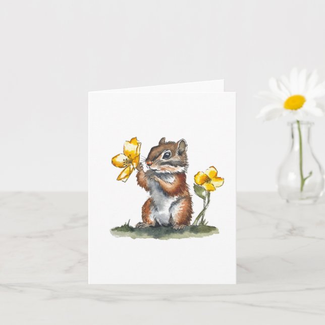 Cette carte de vœux est pour vous (Petite plante)