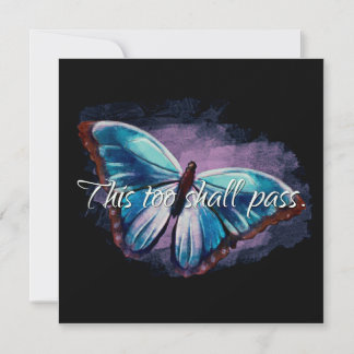 Cette Carte D'Encouragement De Passe Trop