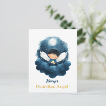 Cette Carte Postale Starry Night Guardian Angel
