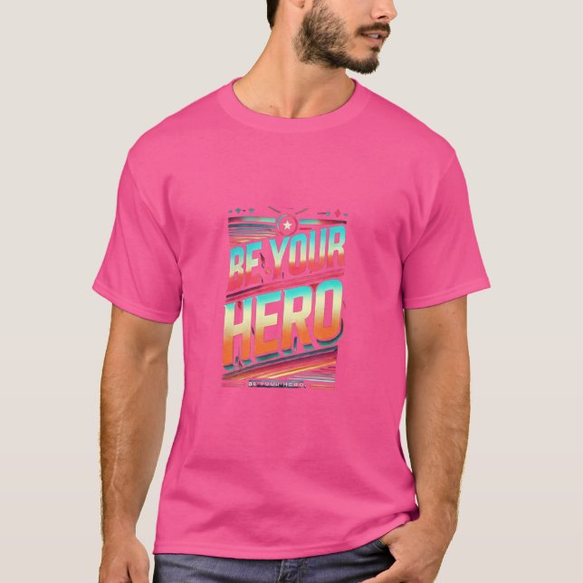 Cette conception de t-shirt comporte l'expression  (Devant)