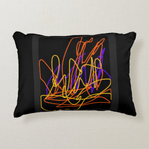 Cette coussin moderne est décorée dans un style né