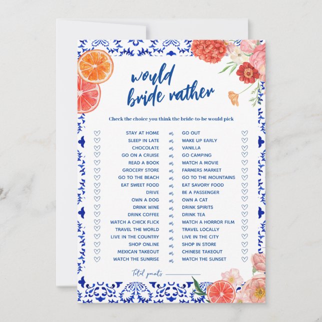 Cette douche amore préférerait la carte de jeu de  (Devant)