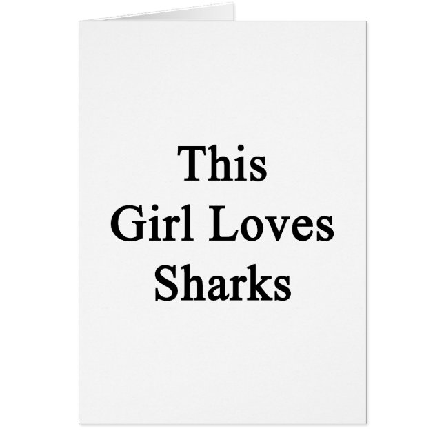 Cette fille aime des requins (Devant)