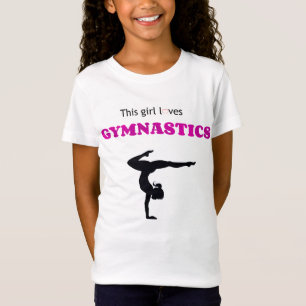 Cette Fille Aime La T-shirt Gymnastique
