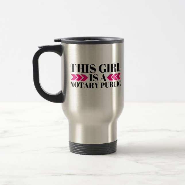 Cette Fille Est Une Mug De Voyage Publique Notaire (Gauche)