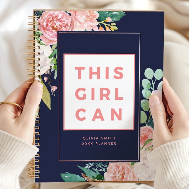Cette fille peut floral positif motivationnel (Créateur téléchargé)
