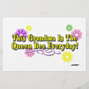 Cette Grand-Mère Est La Reine Abeille Type Quotidi