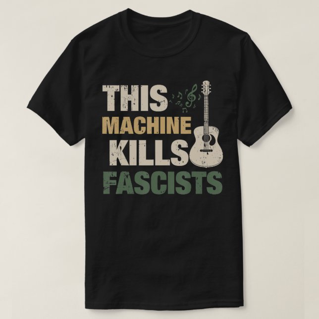 Cette machine tue les fascistes TShirt (Design devant)