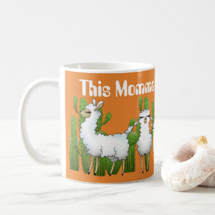 Cette maman aime des lamas ajoute la tasse de