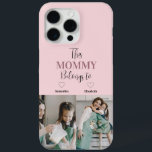 "Cette Maman Appartient À" Étui Photo Téléphone Pe<br><div class="desc">Célébrez le lien spécial entre une mère et ses petits avec cette boîte téléphonique personnalisée "This Mommy Belongs To... ", un cadeau parfait pour la fête des mères ! Ce coque élégant et pratique vous propose un choix de texte personnalisé (par exemple, les noms des enfants) et des photos préférées,...</div>