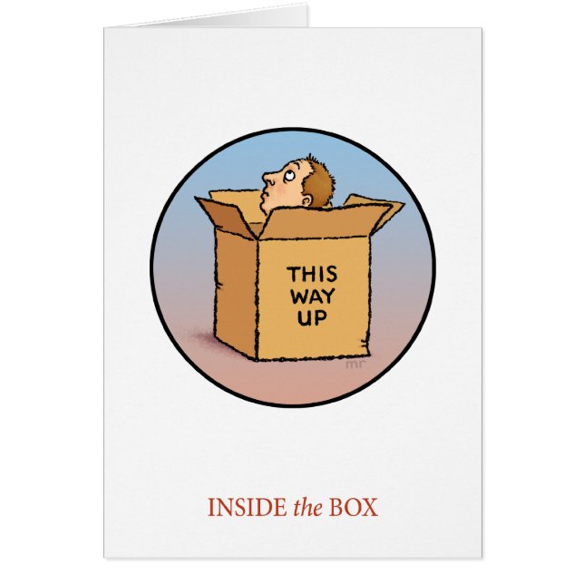 Cette manière vers le haut de carte (Devant)