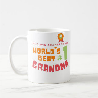 Cette Mug appartient à la meilleure grand-mère #1 