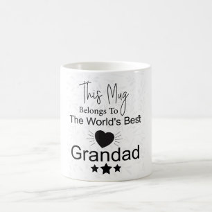 Cette Mug Appartient À La Meilleure Mug Grand-Père