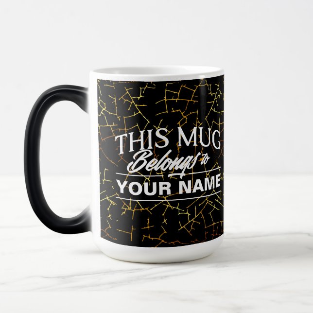 Cette Mug Appartient À VOTRE NOM. (Gauche)