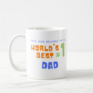 Cette Mug Appartient Au Meilleur Père Du Monde