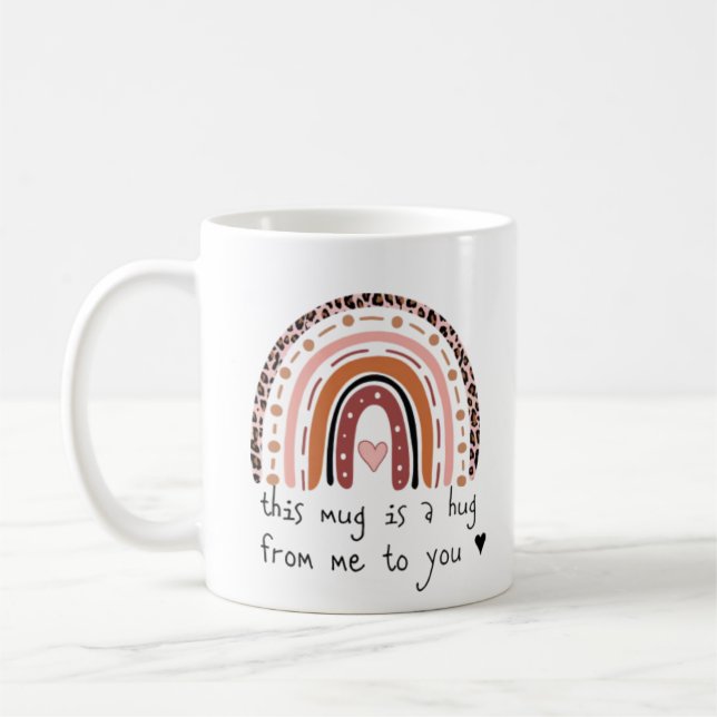 Cette Mug est un câlin de moi à toi Mug (Gauche)