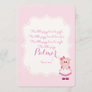 "Cette petite chienne" Premier Invitation d'annive