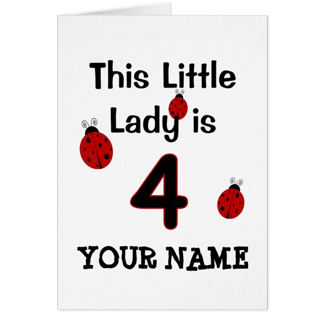 Cette petite Madame a 4 ans !  T-shirt de (Devant)