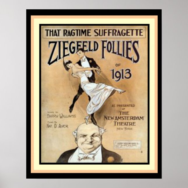 Cette Poster De La Souffragette De Ragtime - Ziegf (Devant)