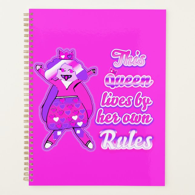 Cette reine ne suit jamais les règles rose (Devant)
