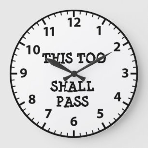 Cette Sobriété Fera Aussi Passage Horloge de Récup