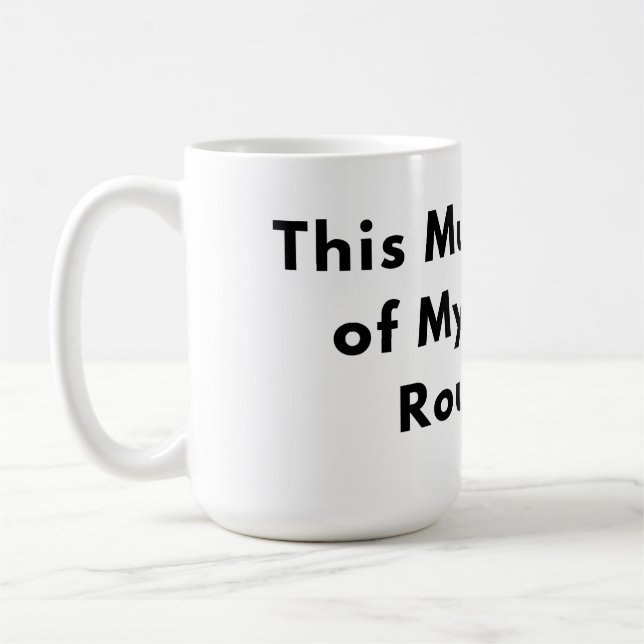 Cette tasse fait partie de ma routine de café Mini (Gauche)