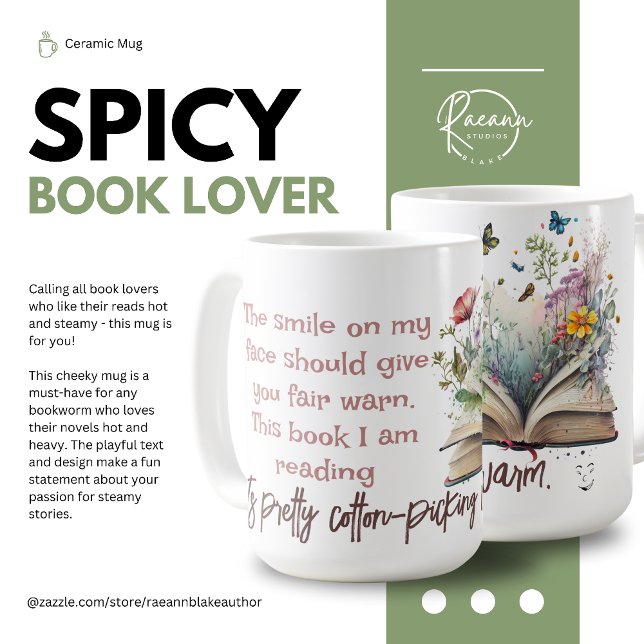 Cette tasse pour amoureux de livres épicés que je  (Créateur téléchargé)