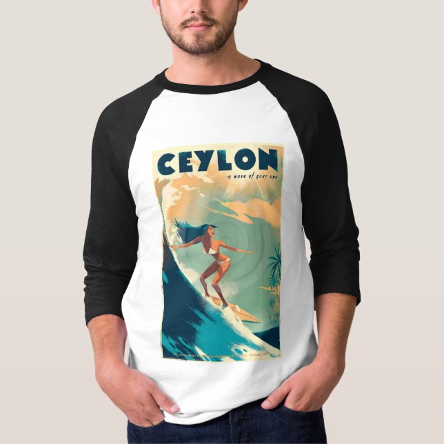 Ceylan Travel Poster T-Shirts Nouveau  (Devant)
