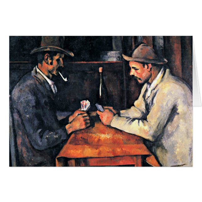 Cezanne - Les joueurs de cartes (2) (Devant horizontal)