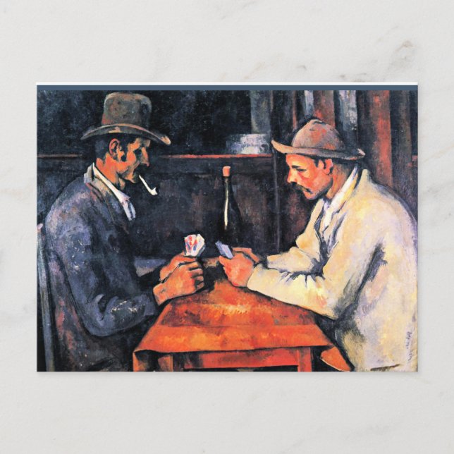 Cezanne - Les joueurs de cartes (2) (Devant)