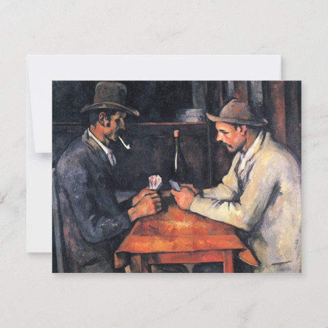 Cezanne Les joueurs de cartes (deux) (Devant)