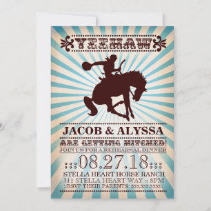 CG Yeehaw - Répétition de rodéo bleu
