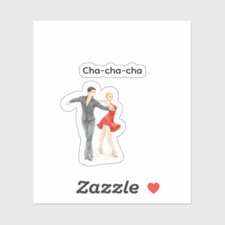 Cha-cha-cha sticker