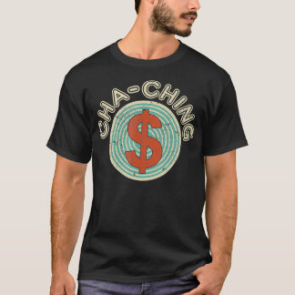 ChaChing Tshirt Funny Black Vendredi Vente Shoppin