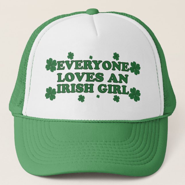 Chacun aime un casquette irlandais de fille (Devant)