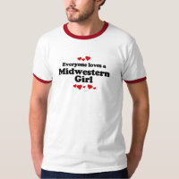 Chacun aime un T-shirt du Mid-West de fille