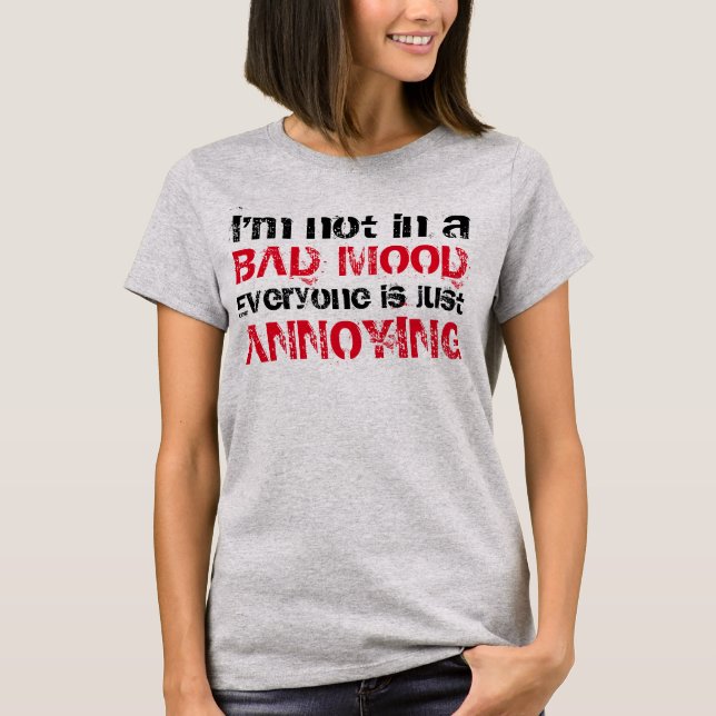 "Chacun est juste" T-shirt ennuyant (Devant)