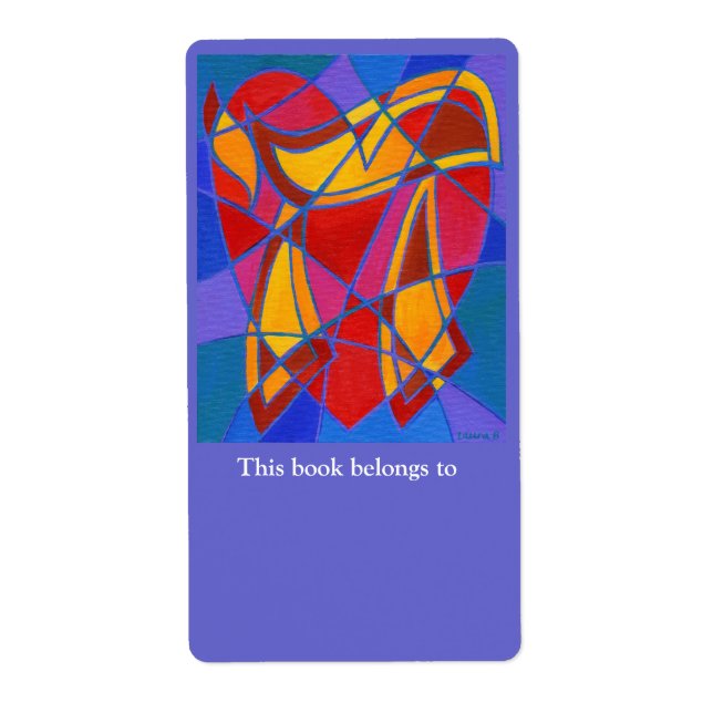 Chai Mosaic IV Étiquette plaque (Devant)