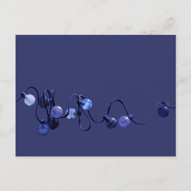 Chaîne de carte postale bleu lumineux (Devant)